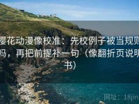 樱花动漫像校准：先校例子被当规则吗，再把前提补一句（像翻折页说明书）